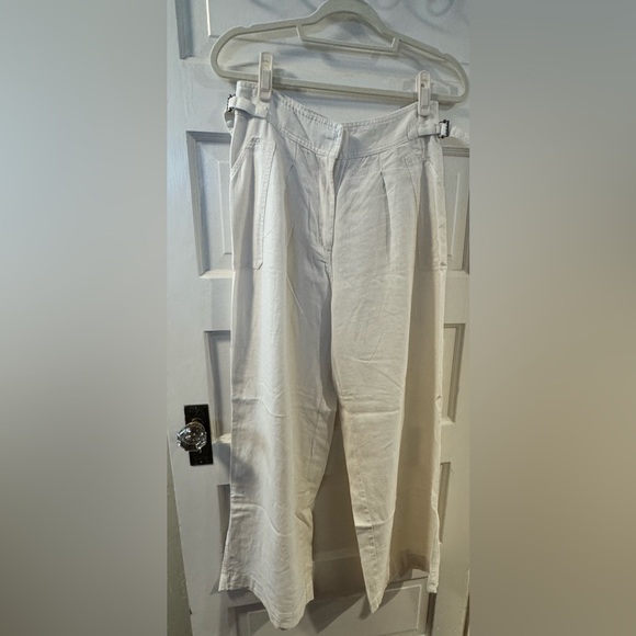 Max Studio Pants - Brand New - Never Work - Max Studio Wide-Legged Linen Pants